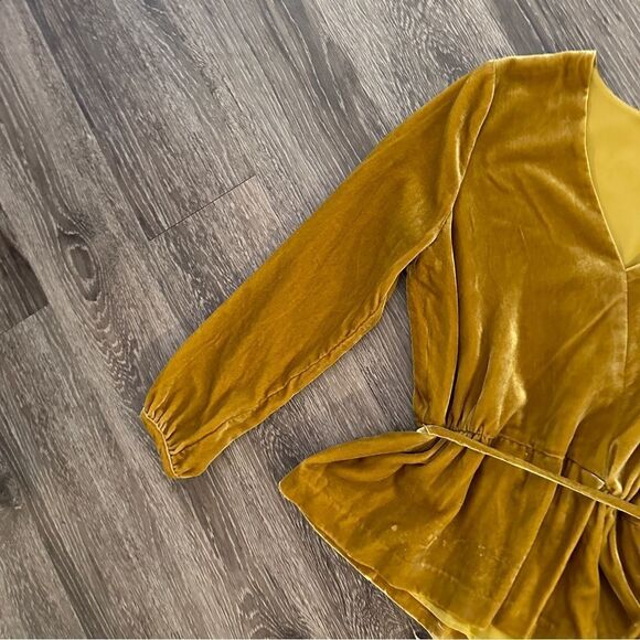 J. Crew faux velvet wrap blouse - Picture 2 of 8